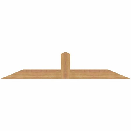 Ekena Millwork Portland Smooth Timber Gable Bracket, Western Red Cedar, 48"W x 10"H x 1 1/2"D x 3 1/2"F, 5/12 Pitch GBW048X10X0204POR00SWR